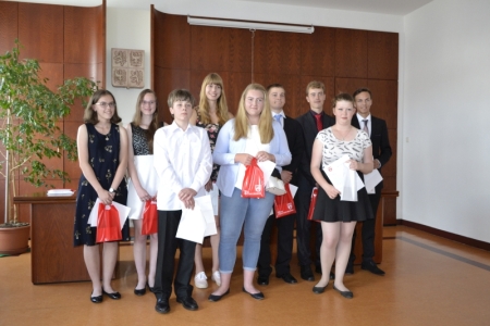 Studenti naší školy na Městském úřadě v Ledči nad Sázavou