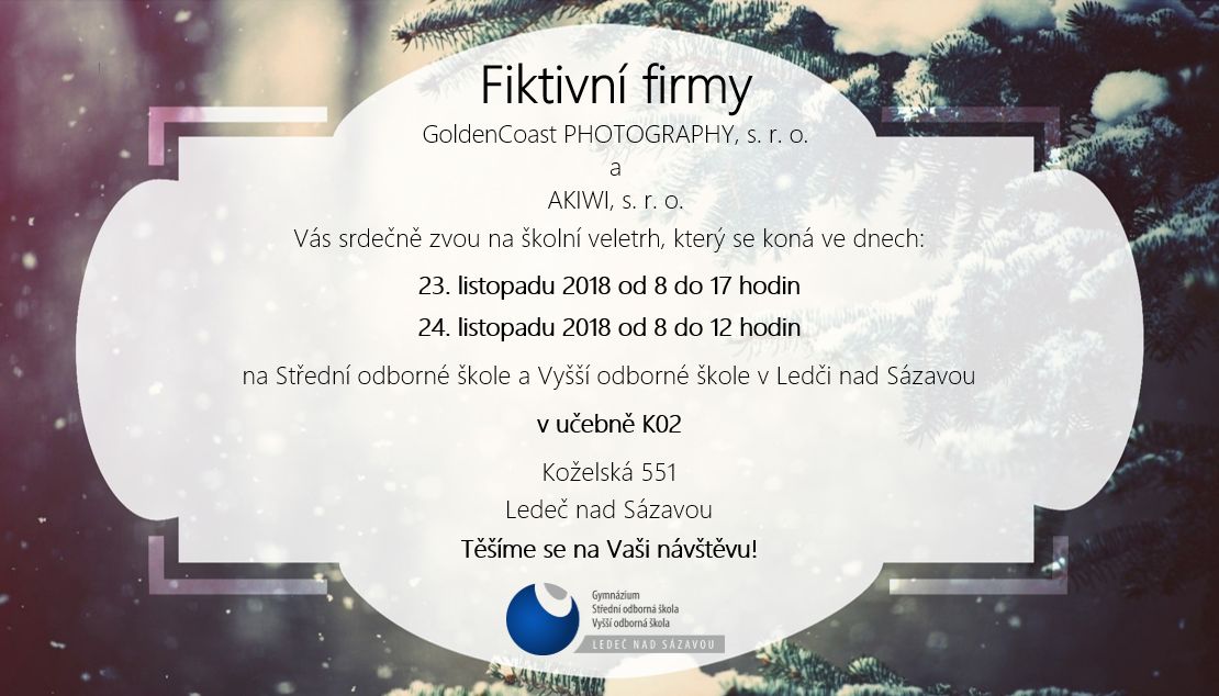 Podnikatelské činnosti aneb začínáme podnikat v rámci fiktivní firmy