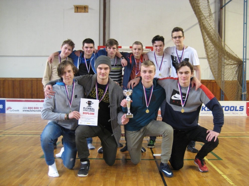 Vítězství chlapců v krajském finále KB FLORBAL CHALLENGE
