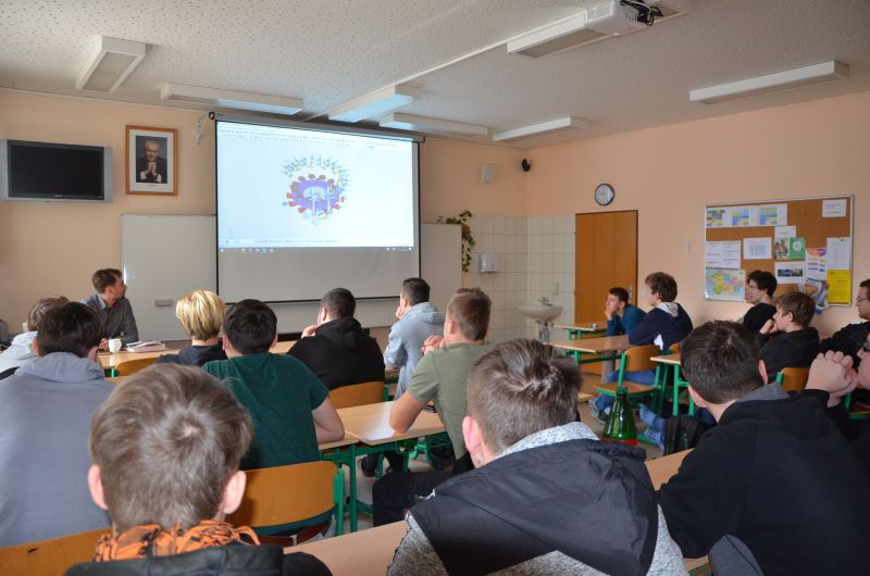 Přednáška výrobního podniku Bohemia Machine s. r. o. na naší škole