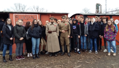 Ledečští gymnazisté v Legiovlaku