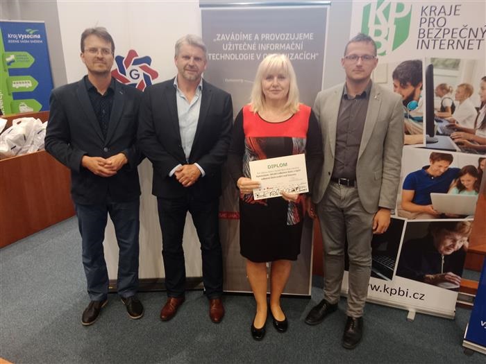 Vítězství školy v soutěži kybernetické bezpečnosti