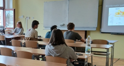 Prezentace naší absolventky