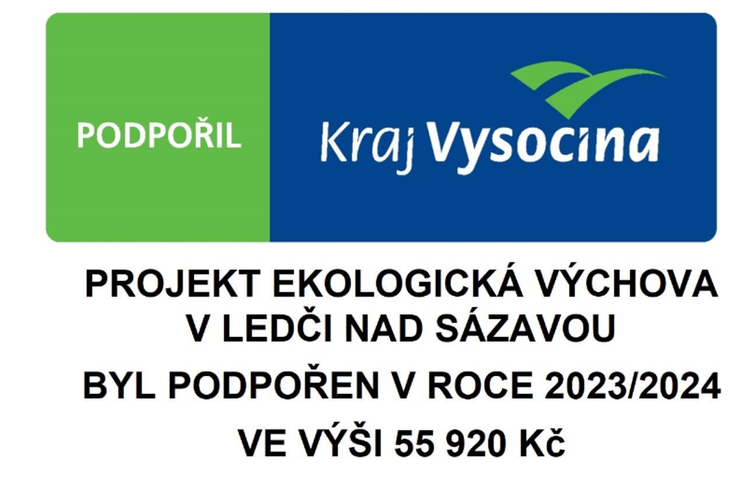 Ekologická výchova v Ledči n.S. ve školním roce 2023/2024