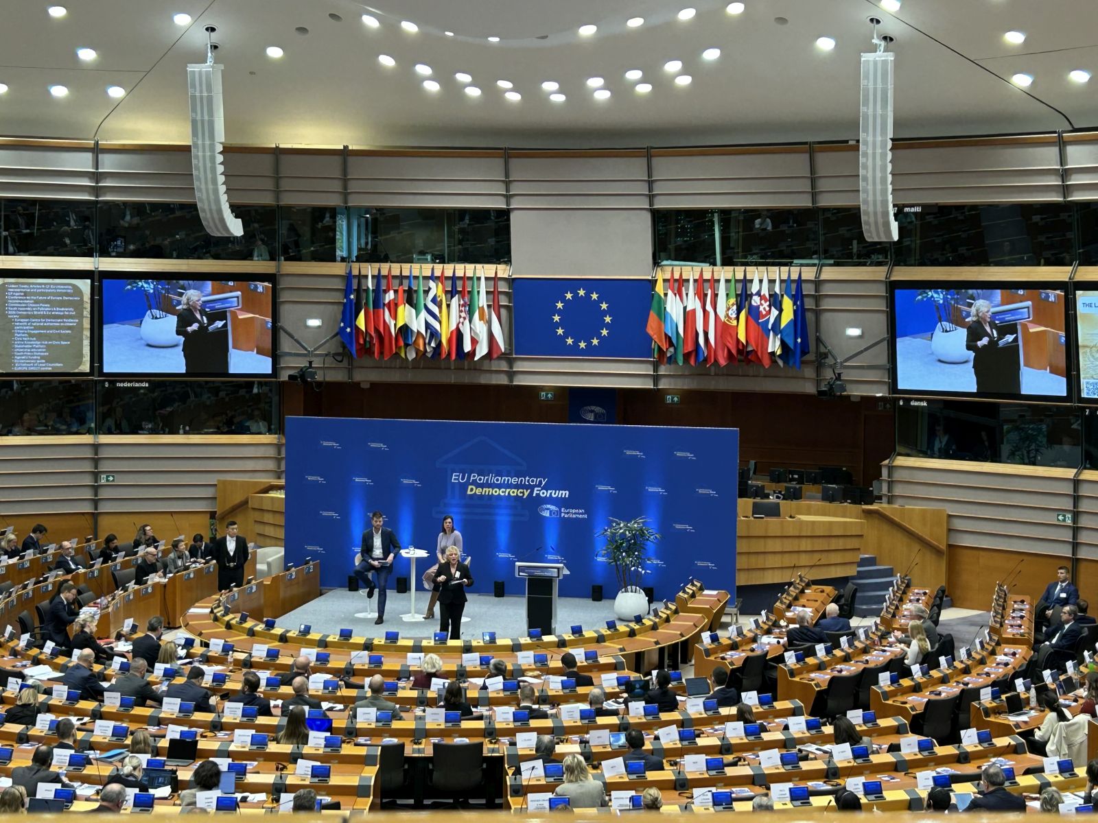 Pozdrav z Evropského parlamentu v Bruselu