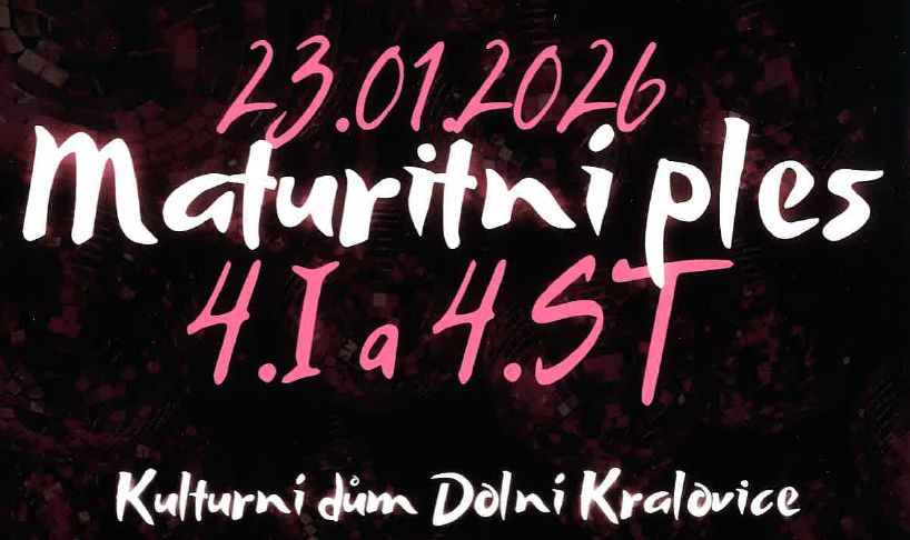 Pozvánka na maturitní ples SOŠ